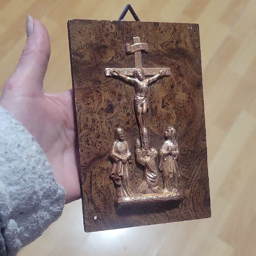 Bronze Religious Wall Plaque